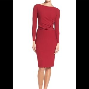 Camelia Crepe Sheath Dress